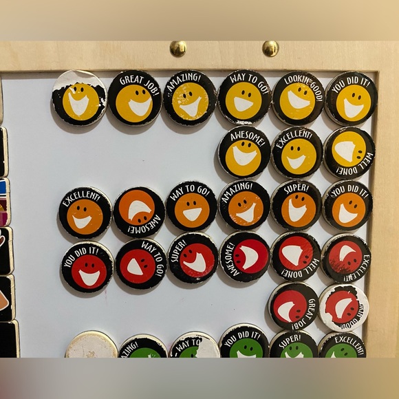 Melissa & Doug Deluxe Wooden Magnetic Responsibility Chart With Magnets - Picture 6 of 15